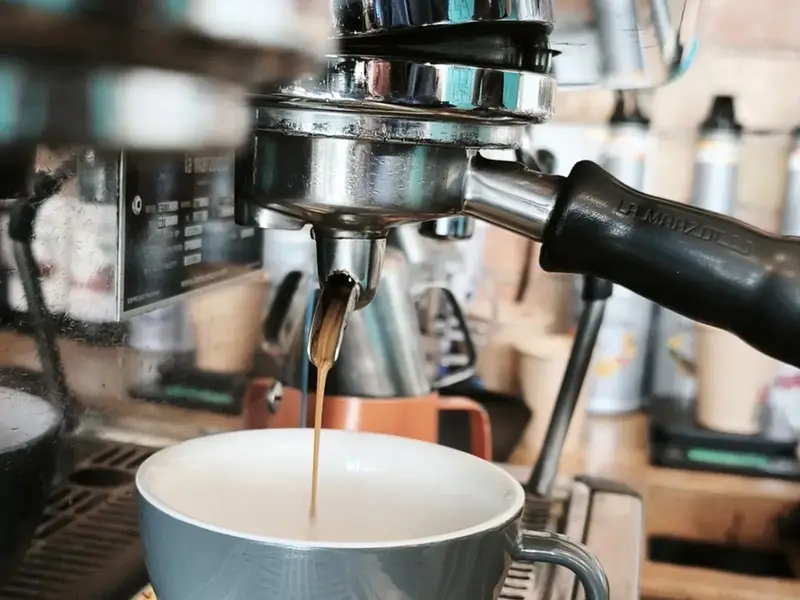 Espresso ruošiama This.Is.Coffee kavinėje